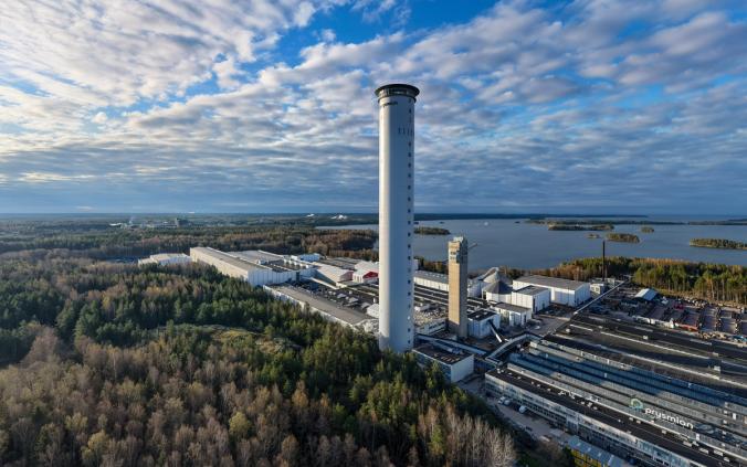 Prysmianin käyttöön vihitty 185-metrinen kaapelitorni on Suomen korkein rakennus