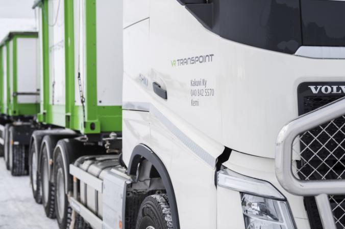 Juna ja auto pelaavat hyvin yhteen pohjoisen logistiikassa 