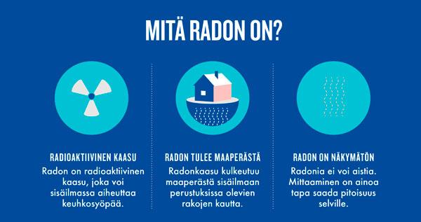 Uusi säteilylaki tiukentaa työnantajien radonmittausvelvoitetta